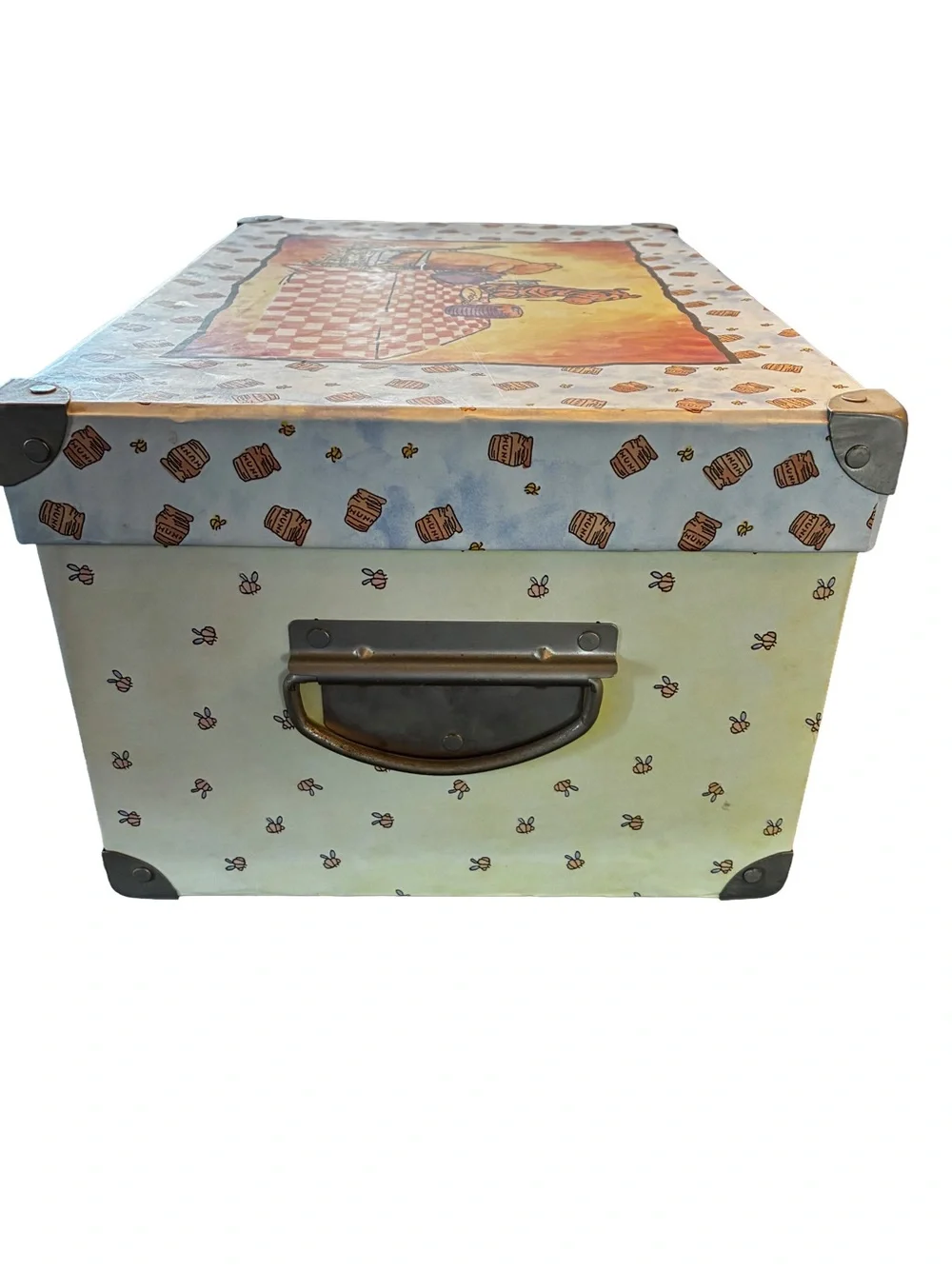 Vintage Disney Classic Pooh Keepsake Storage Box Nursery Decor